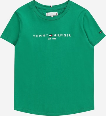 TOMMY HILFIGER - Camiseta 'ESSENTIAL' en verde: frente