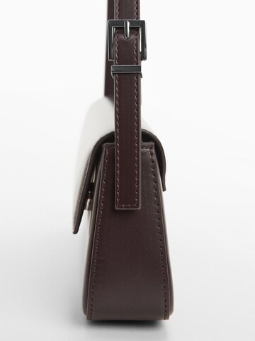 MANGO Shoulder Bag 'SIMPLE' in Brown