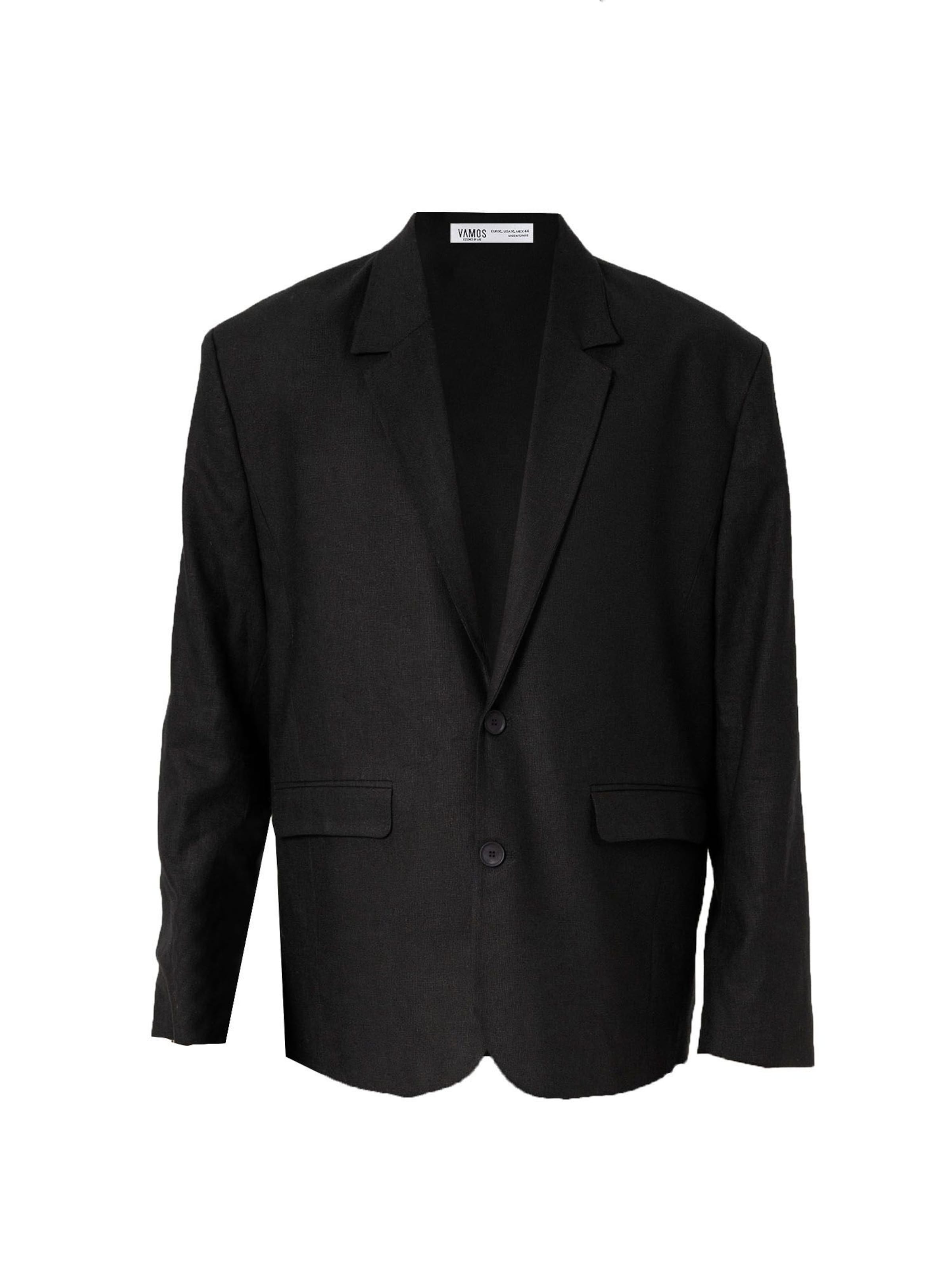 VAMOS CLO Regularny krój Pintsak w kolorze czarny: przód