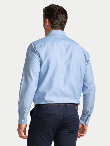 Coupe regular Chemise business 'Oxford' Williot en bleu