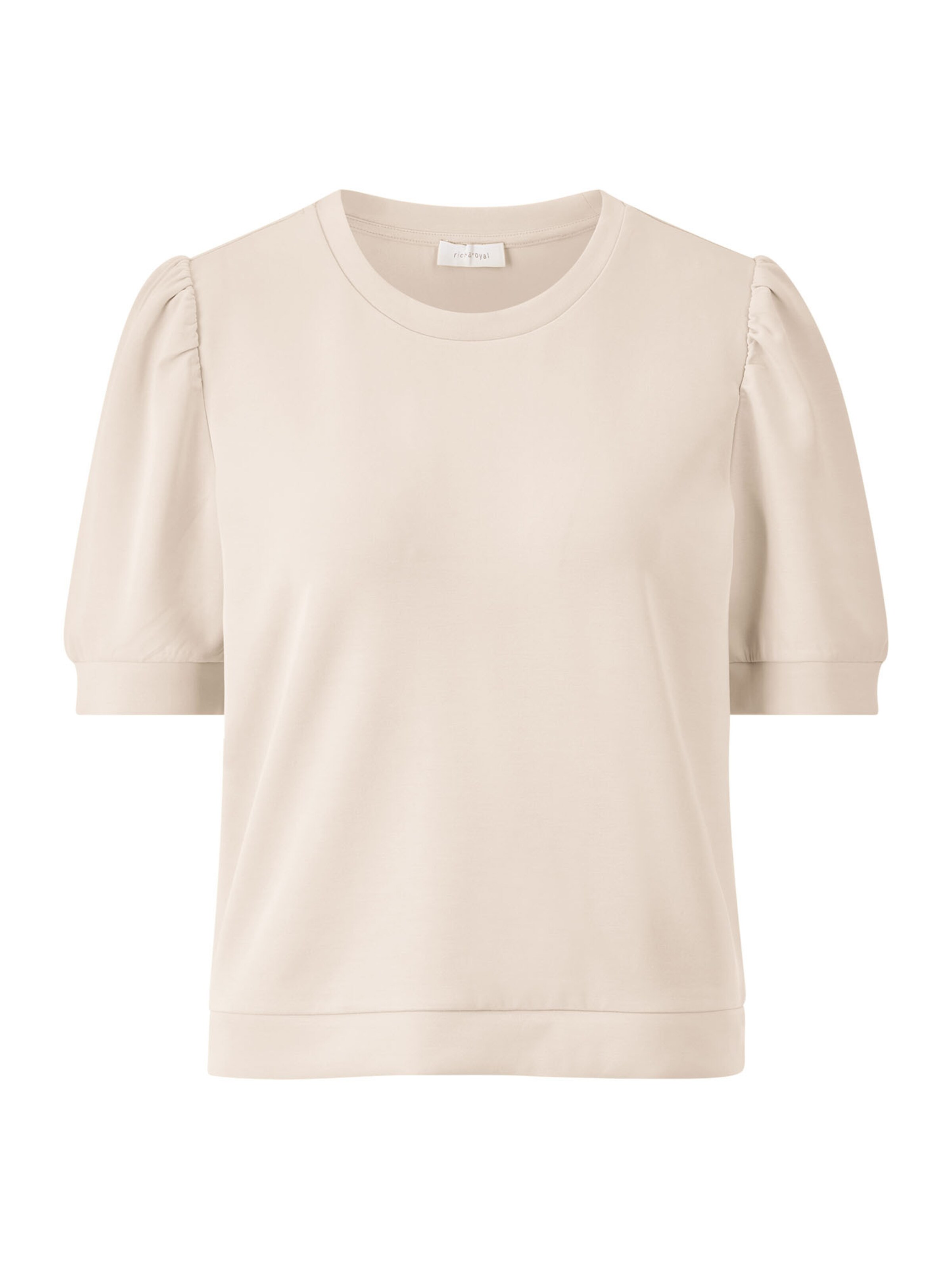T-shirt Rich & Royal en beige : devant