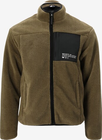 Whistler Athletic Fleece Jacket 'Sprocket' in Green: front