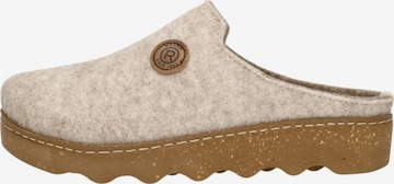 Pantoufle 'Pantoffels Open' ROHDE en beige : devant