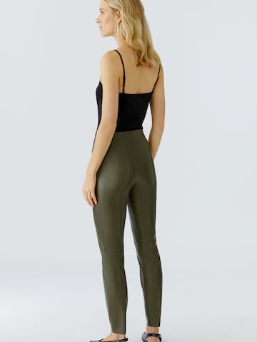 OUI Slim fit Pants 'Chasey' in Green