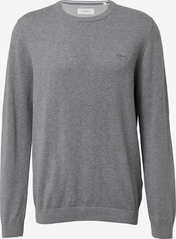 s.Oliver - Pullover em cinzento: frente