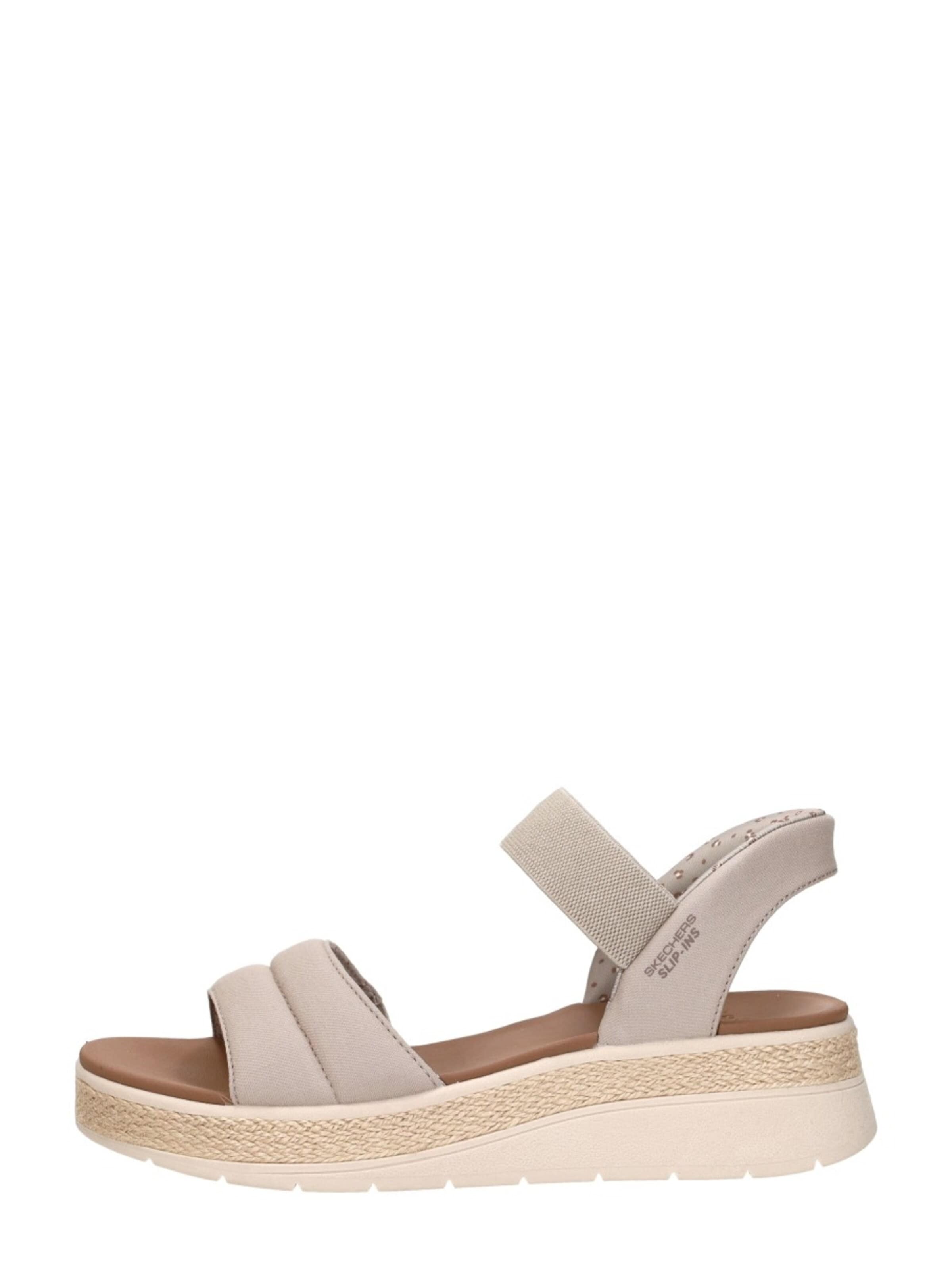 SKECHERS Sandal 'Slip-Ins: Bobs Sun Ray' in Beige: front