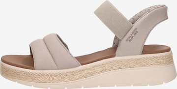 Sandales 'Slip-Ins: Bobs Sun Ray' SKECHERS en beige : devant
