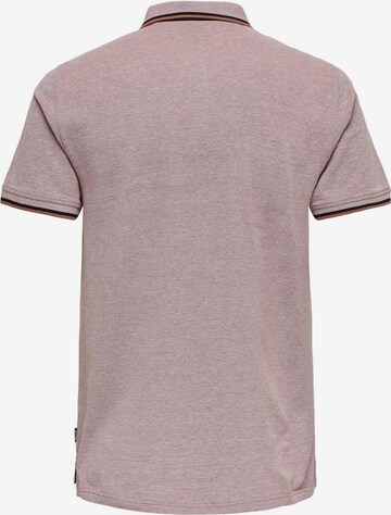 T-Shirt 'Fletcher' Only & Sons en marron