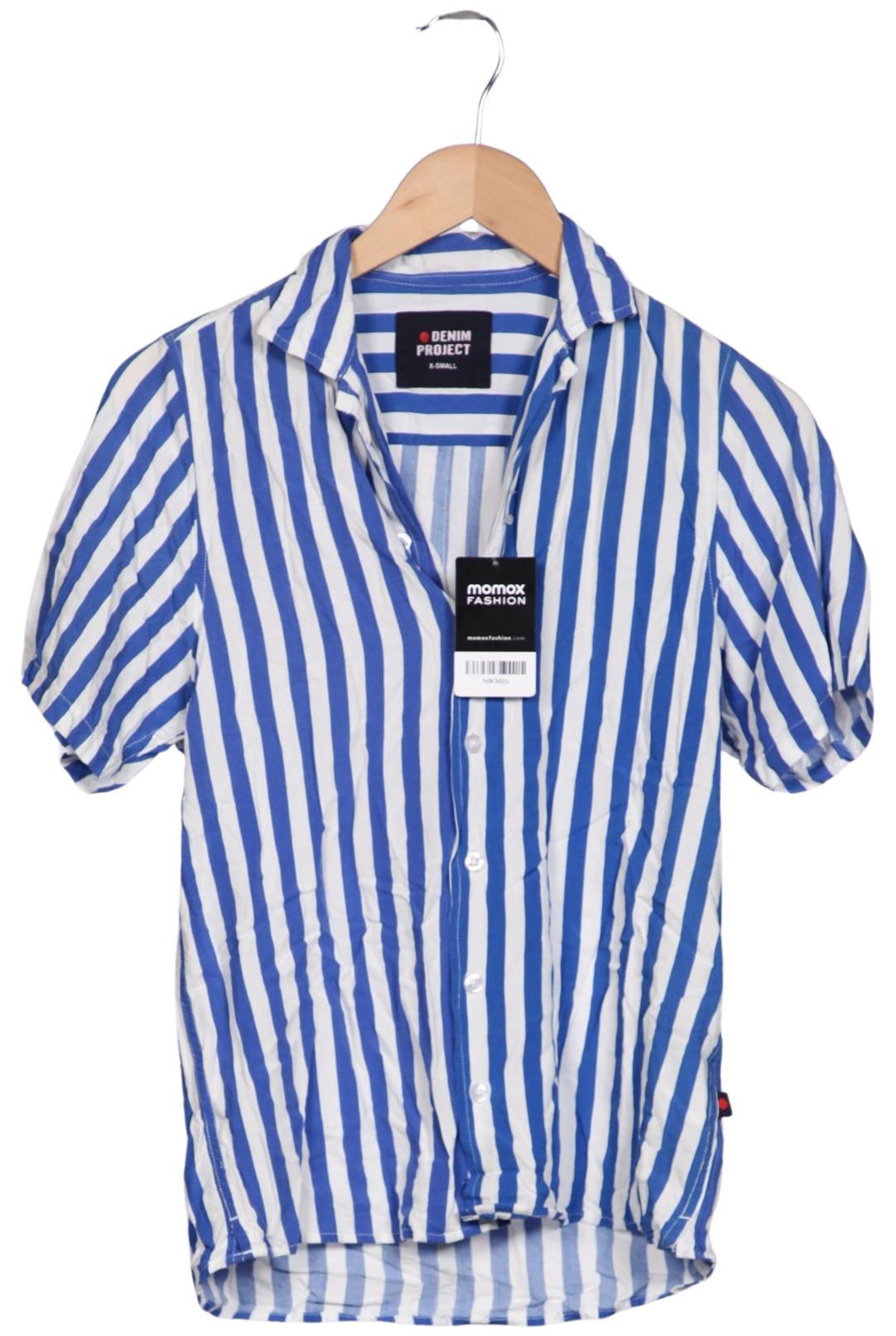 Denim Project Button Up Shirt in XS in Blue: front