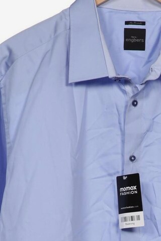 Engbers Button Up Shirt in XXXL in Blue