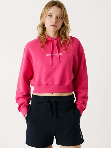 Sweat-shirt Red Bull Racing x Pepe Jeans en rose : devant