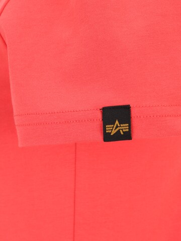 ALPHA INDUSTRIES Shirt in Rood