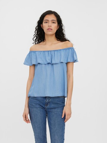 Camicia da donna 'Mia' di VERO MODA in blu: frontale