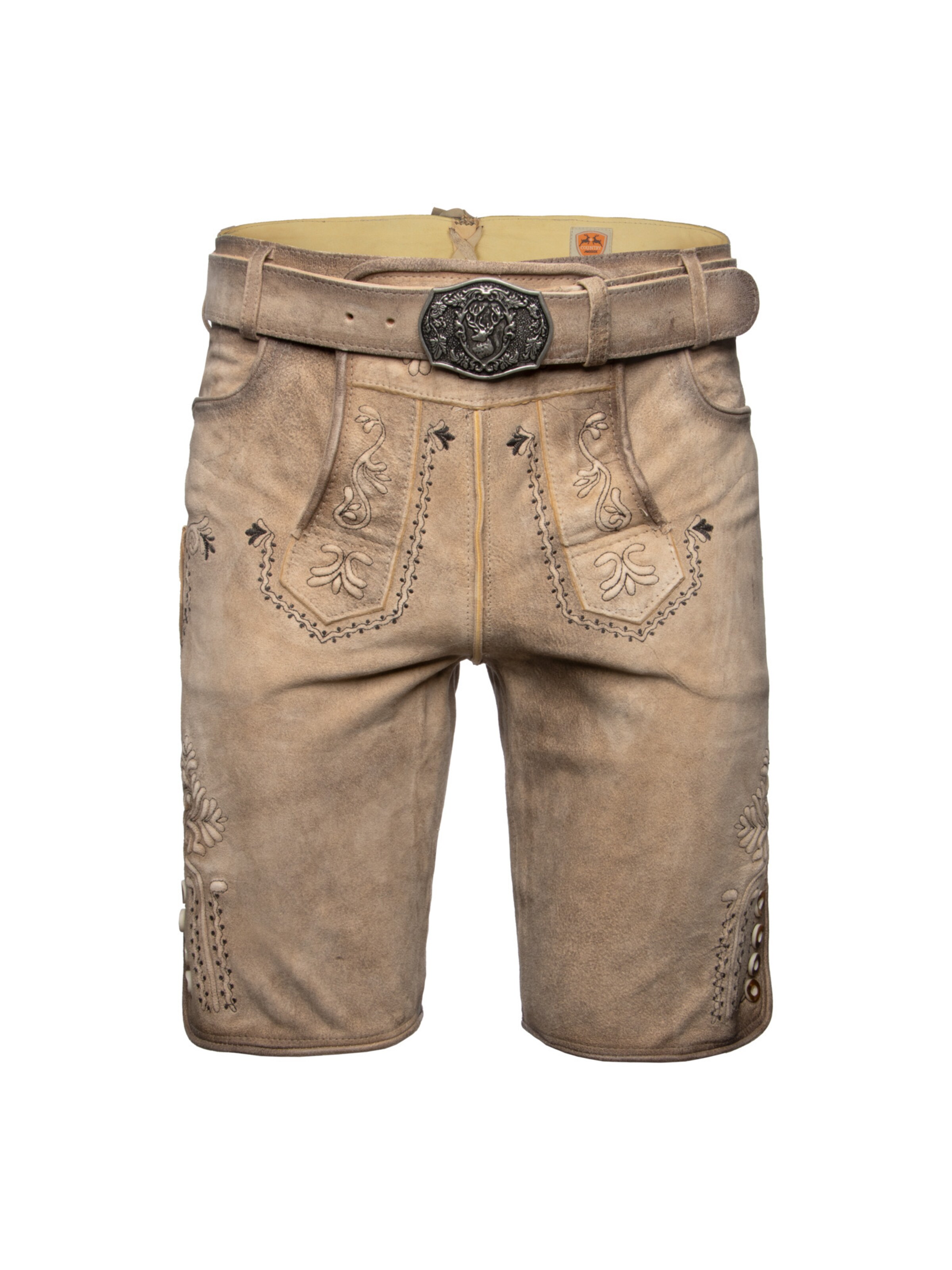 Country Maddox Regular Traditional Pants 'Zugersee' in Brown: front