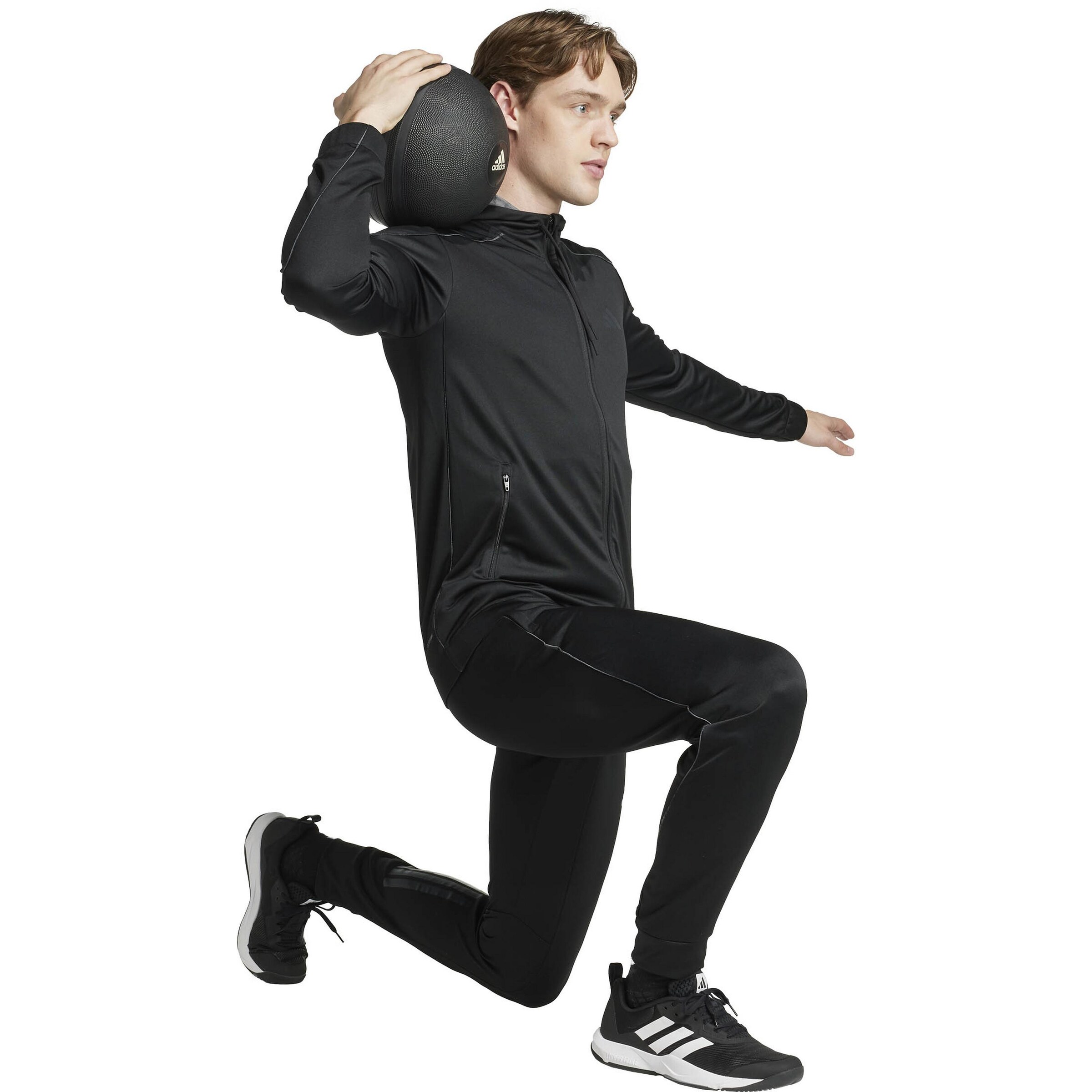 ADIDAS PERFORMANCETapered Sportske hlače 'Sea' - crna boja