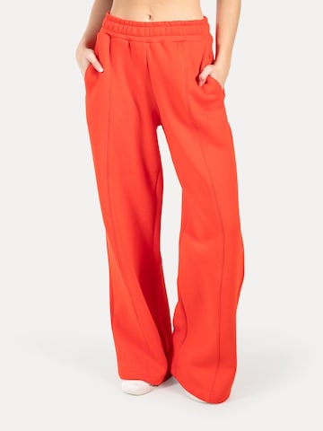 Loosefit Pantalon 'Siara' Smilodox en rouge : devant