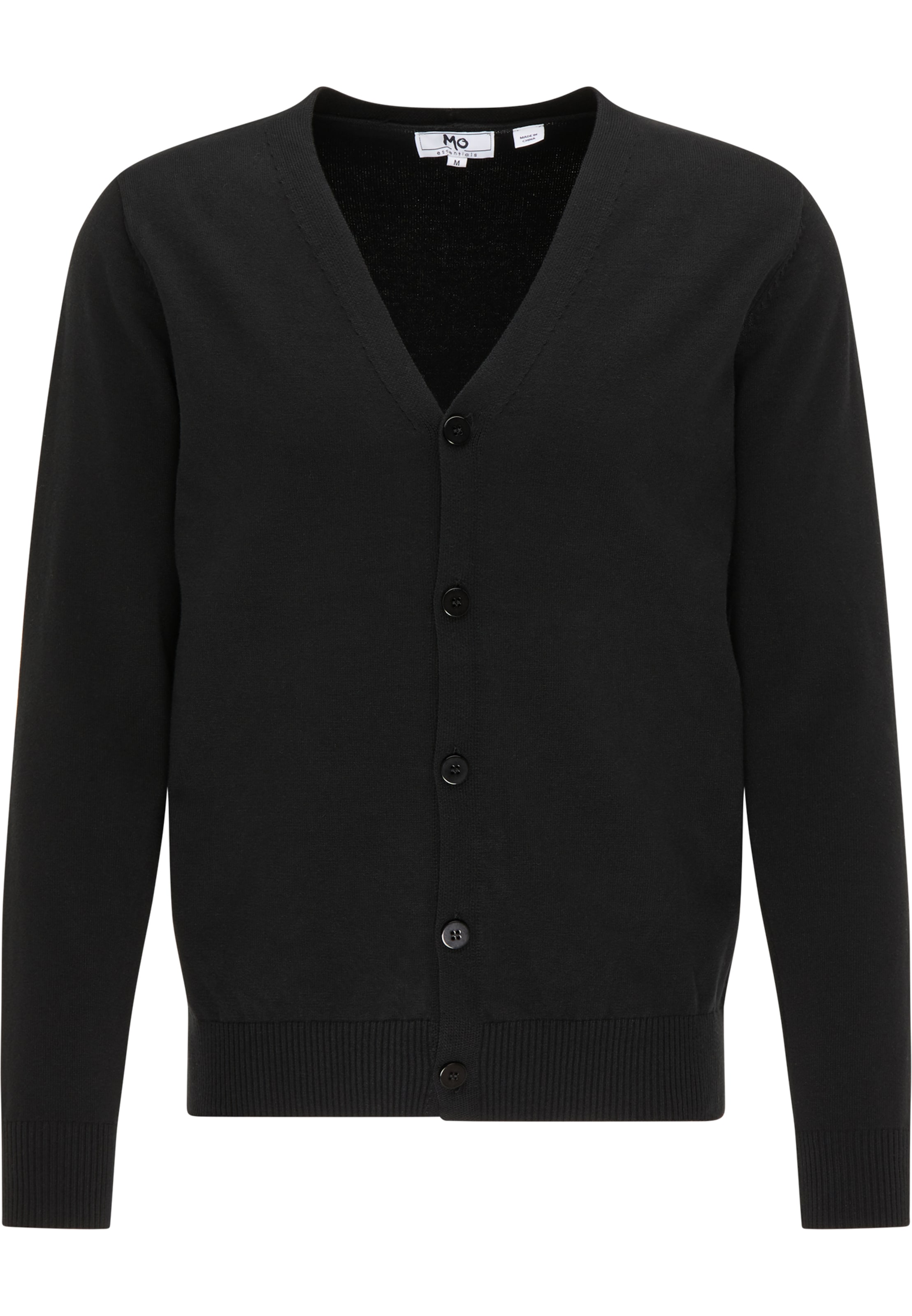 Mo ESSENTIALS Kampsun, värv must: eest vaates