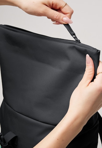 Got Bag Rugzak 'Rolltop Easy Small' in Zwart