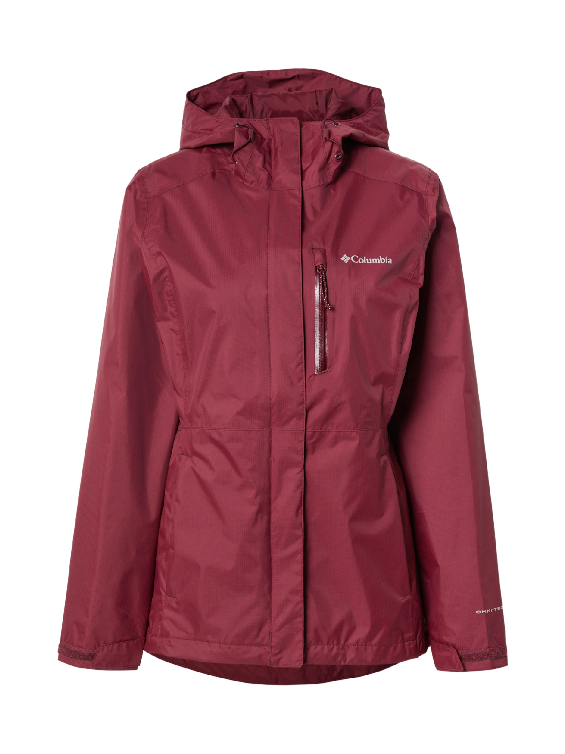 COLUMBIAOutdoor jakna 'Pouring Adventure' - crvena boja: prednji dio