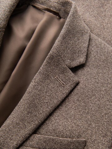 Coupe regular Veste de costume Ombre en beige