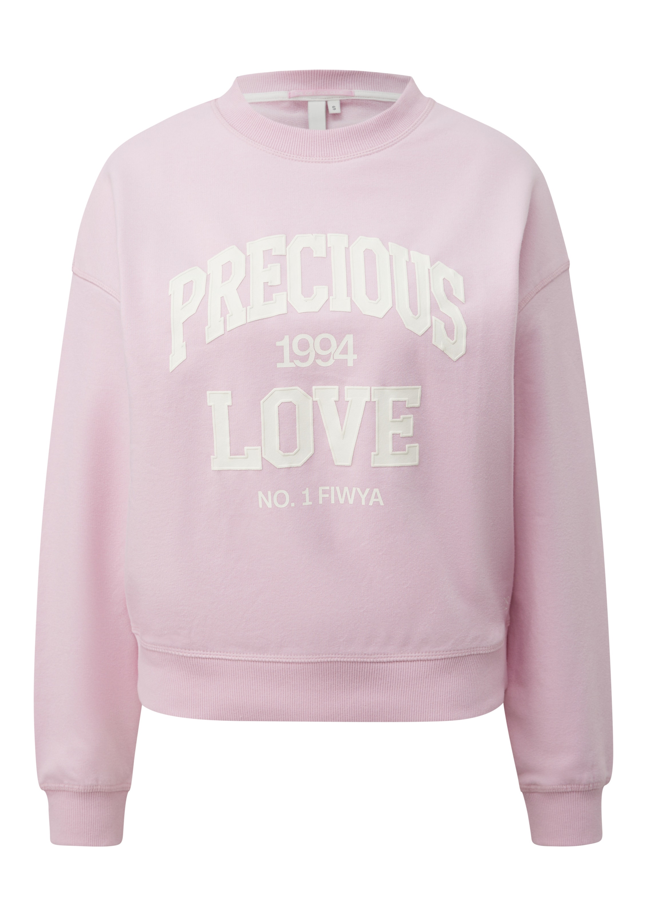 QS Sweatshirt in Pink: Vorderseite
