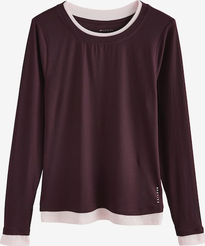 Next Shirt in M in pastellpink / burgunder, Produktansicht