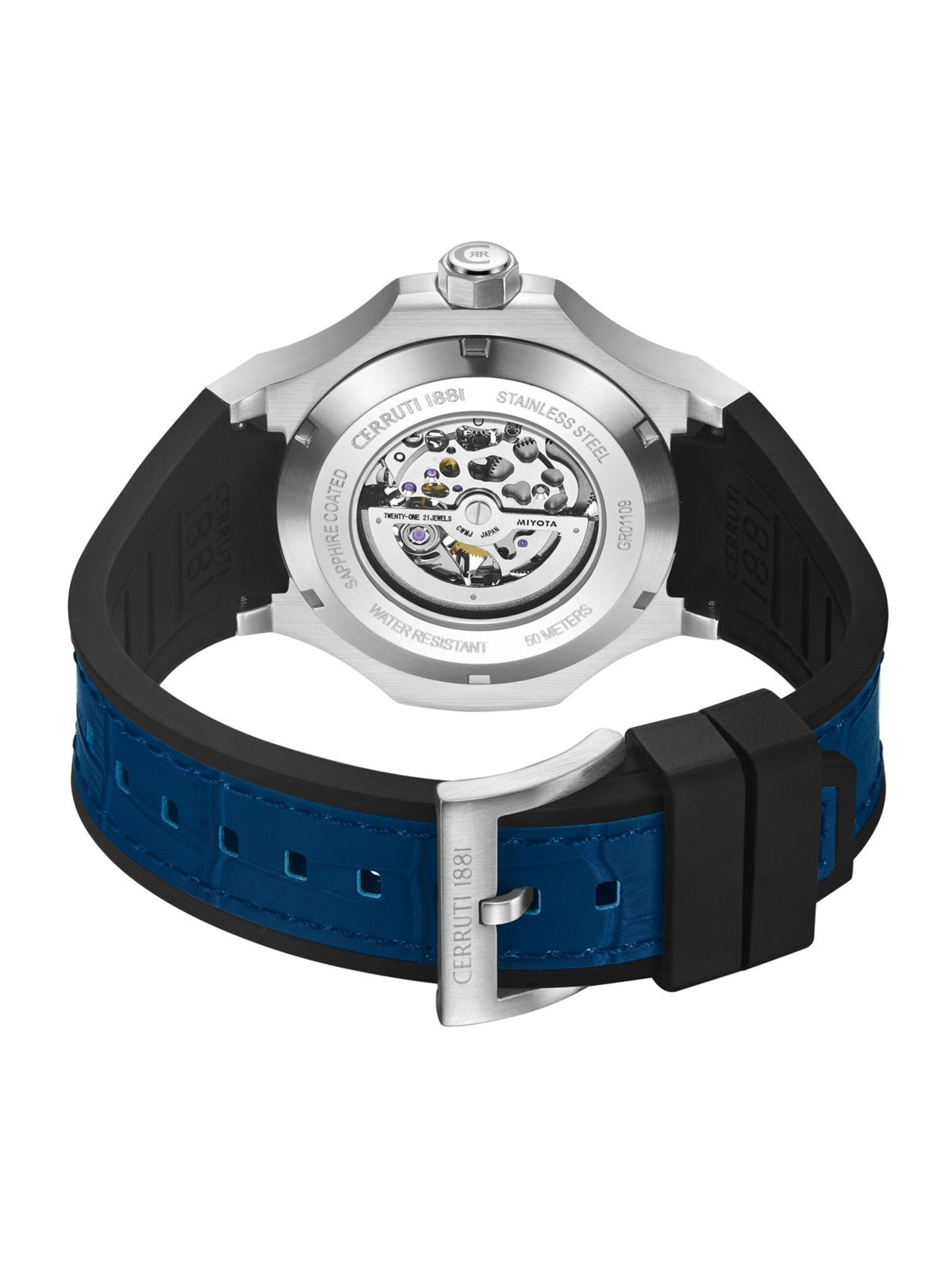 CERRUTI 1881 Analoguhr 'Automatic watch Lucardo'‌‌‌‌‌‌‌‌‌ in Blau