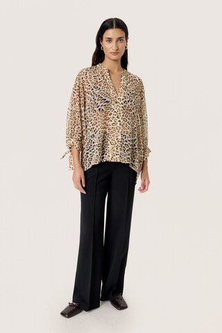 SOAKED IN LUXURY Blouse 'Anaya Amily' in Beige