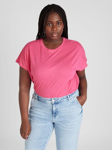 T-shirt 'MATHILDE' Noisy May Curve en rose : devant