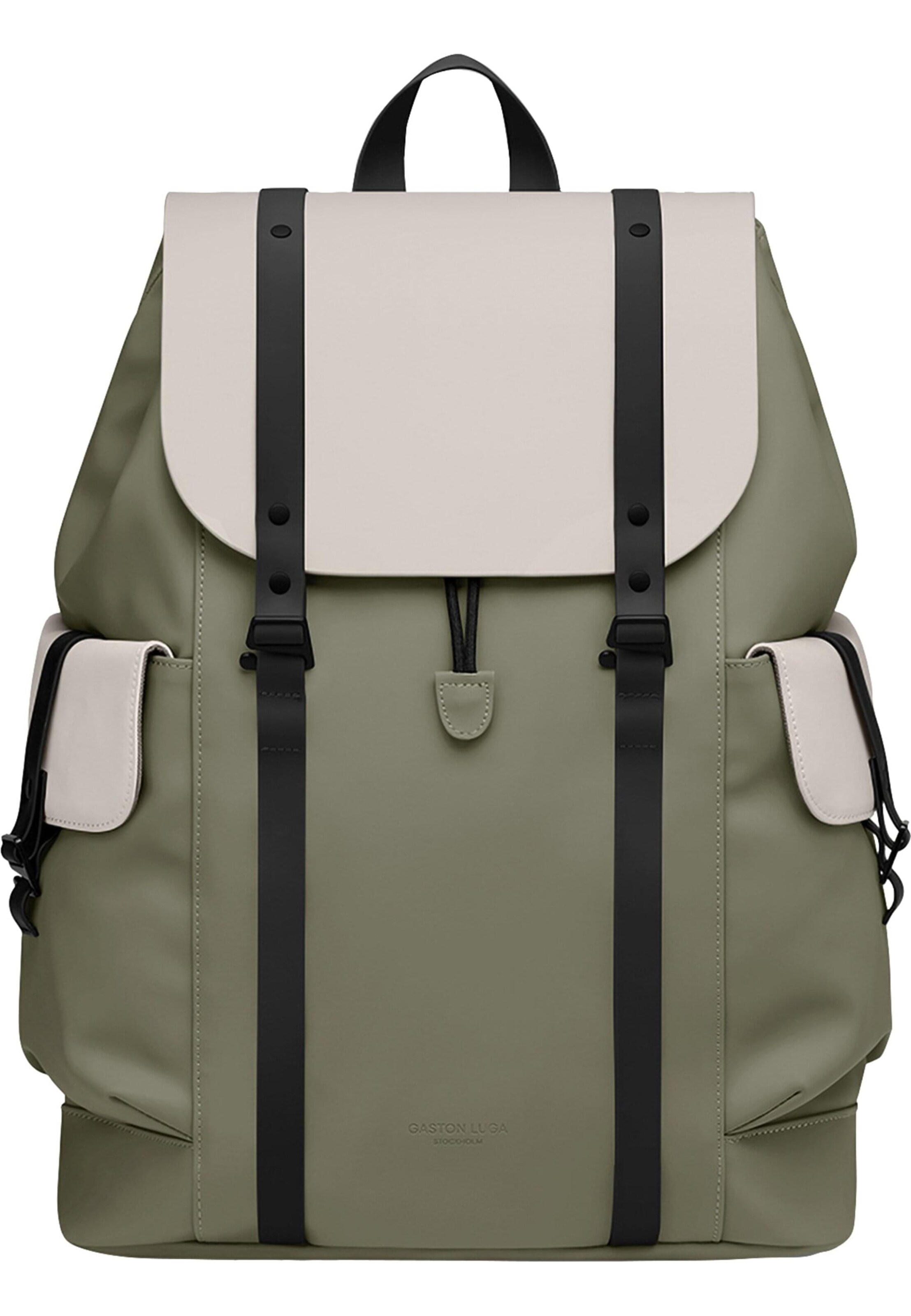Gaston Luga Batoh 'Spläsh Utility' - krémová / olivová / černá, Produkt