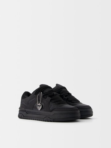 Bershka Platform trainers in Black