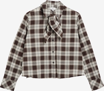 s.Oliver Blouse in Bruin: voorkant