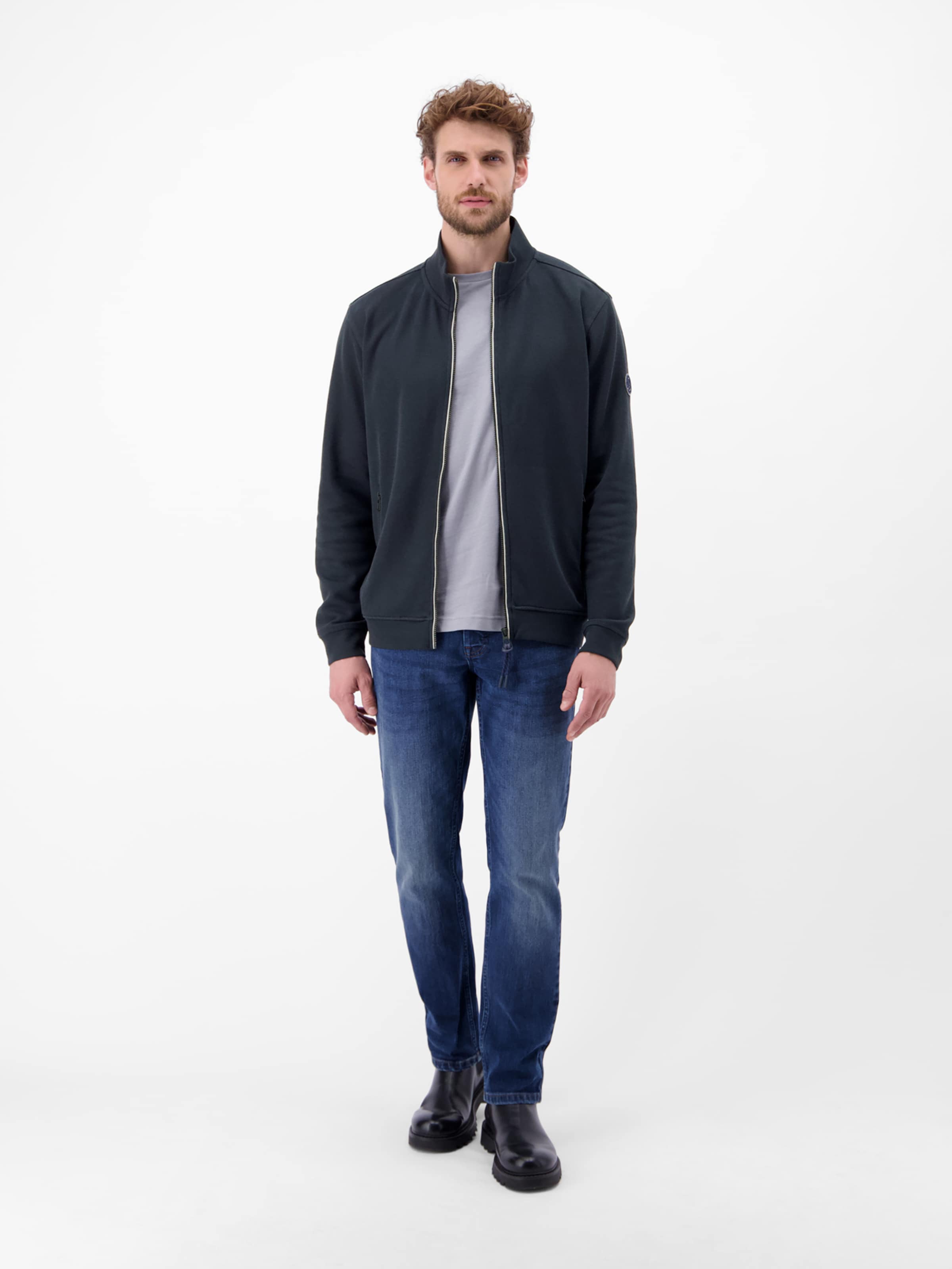 LERROS Sweatjacke in Blau