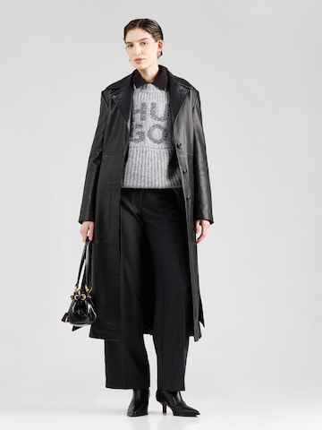 HUGO Neulepaita 'Sloguis' värissä harmaa