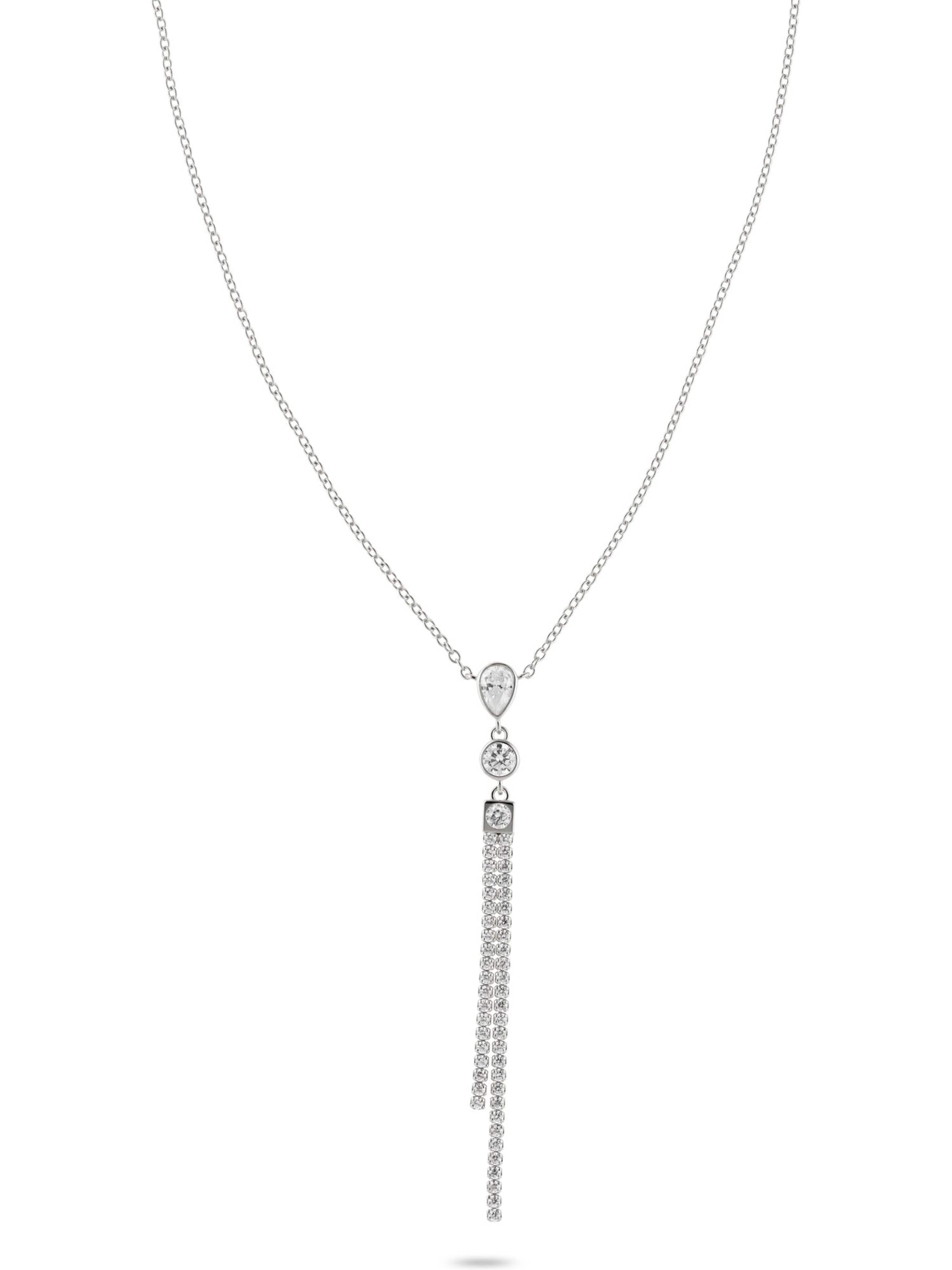 JETTE Necklace in One Size in Silver, Item view