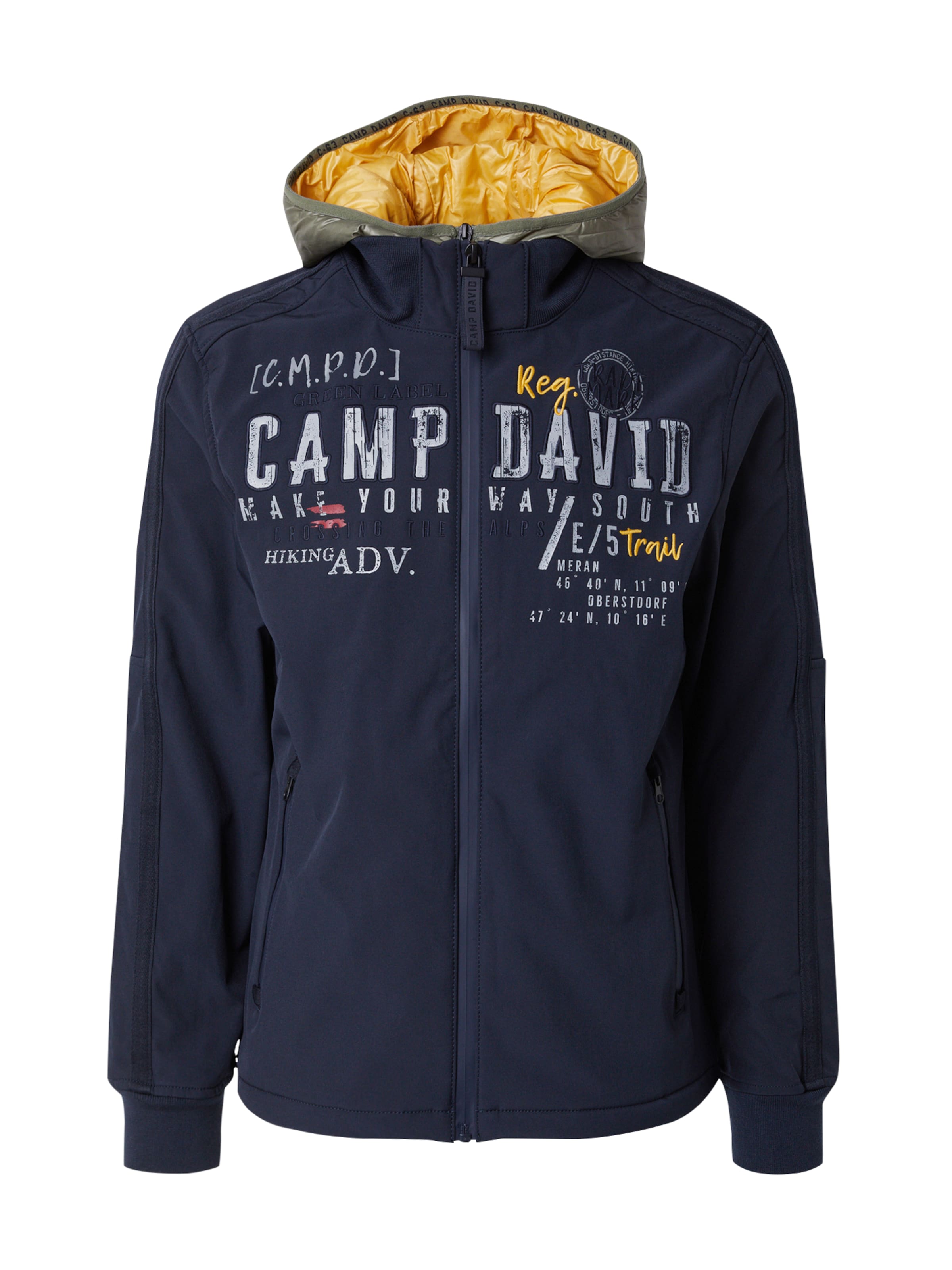 CAMP DAVID Jacke in Blau: Vorderseite