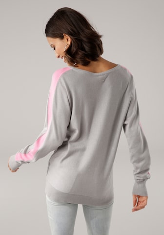 LAURA SCOTT Sweatshirt in Grey