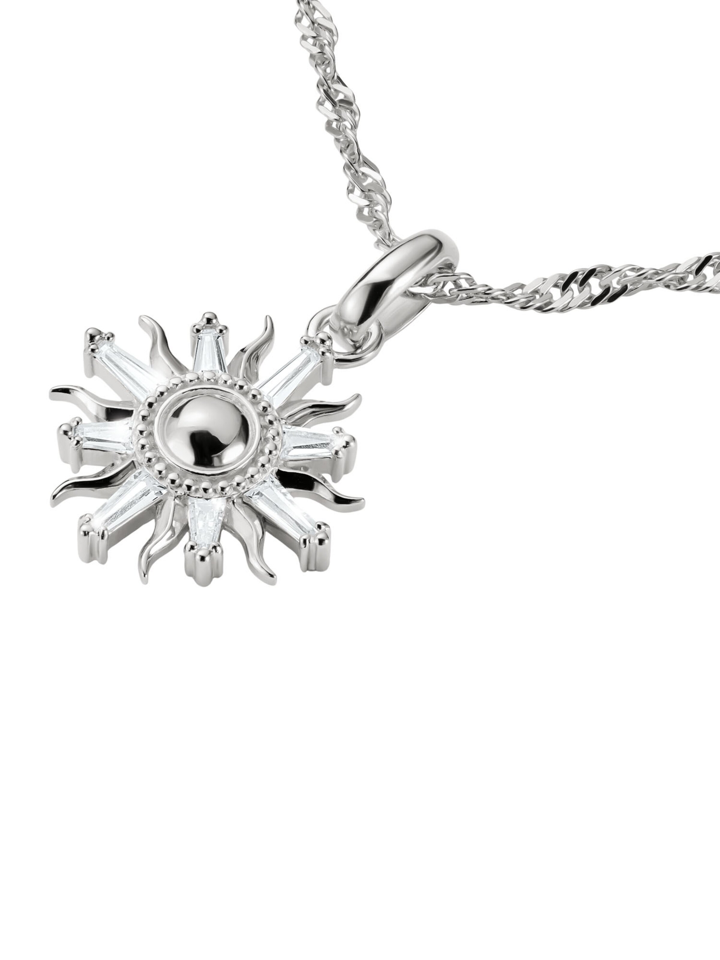 Thomas Sabo Anhänger 'Sonne mit Steinen' in Silber