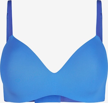 Skiny T-shirt bra Bra 'Micro Lovers Multi' in Blue: front