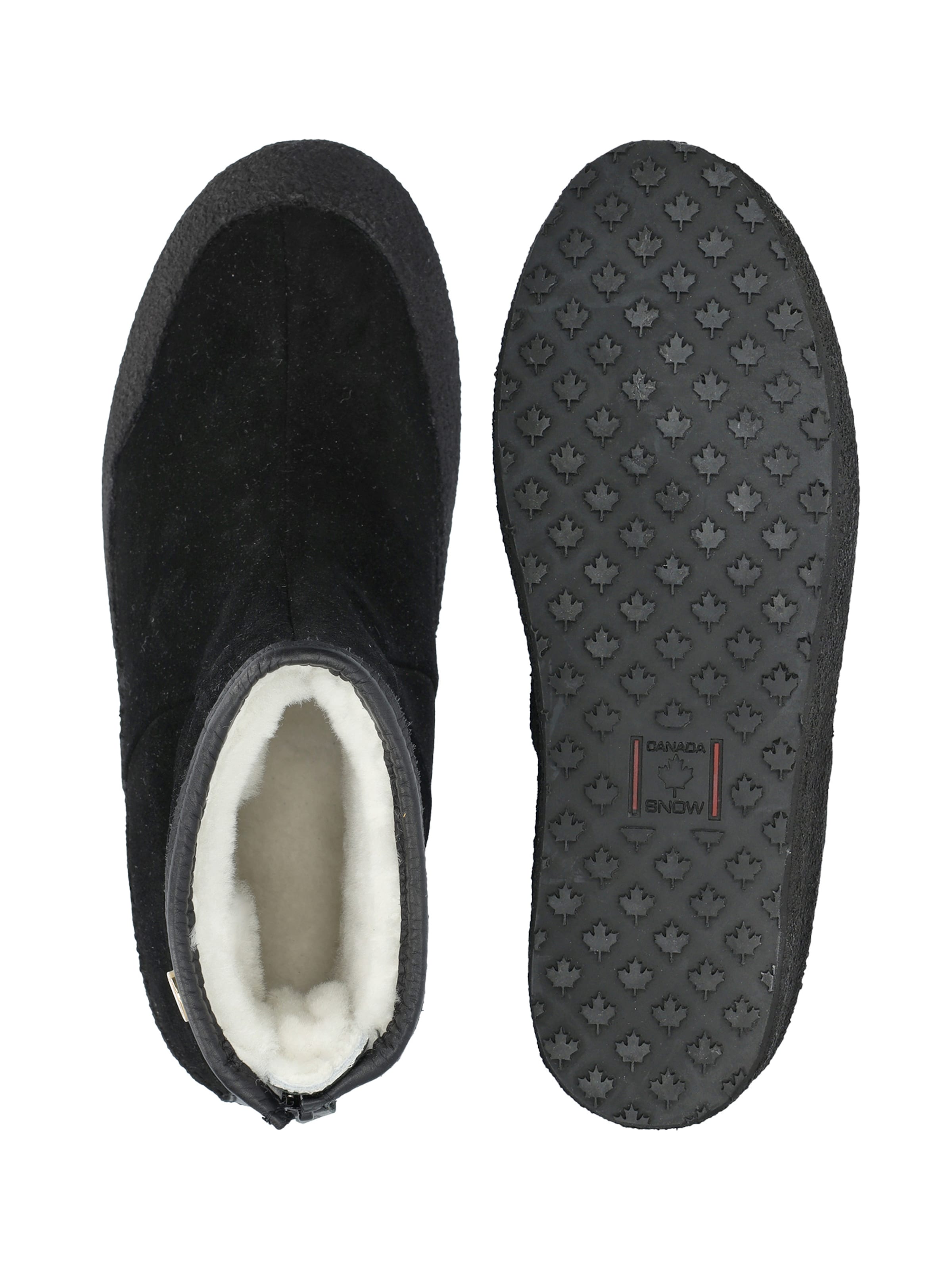 CANADA SNOW Snowboots 'QUEBEC' in Zwart