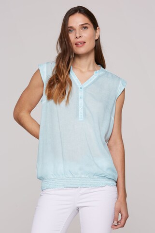 Soccx Blouse in Blue: front