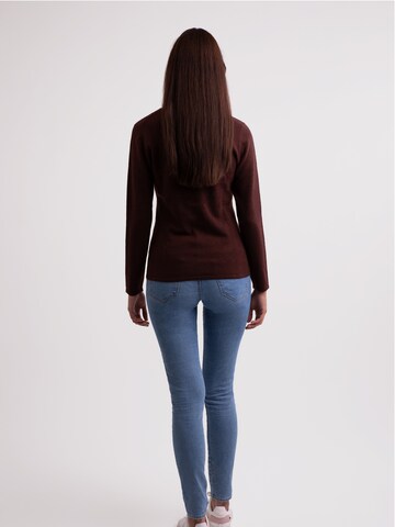 CASH-MERE.CH Pullover i brun