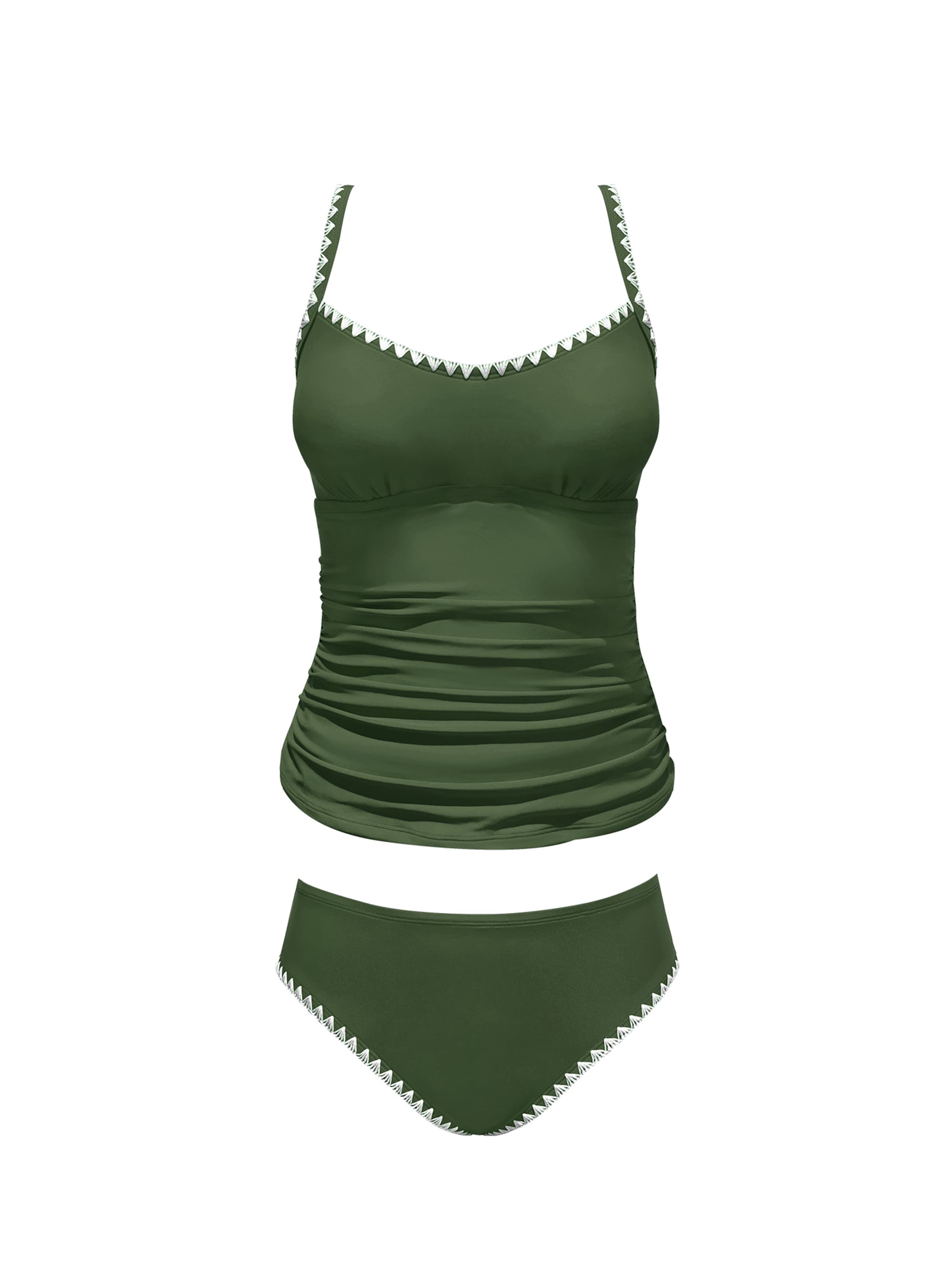 Cupshe Tankini in Grün: Vorderseite