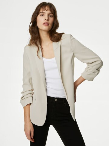 Blazer di Marks & Spencer in beige: frontale
