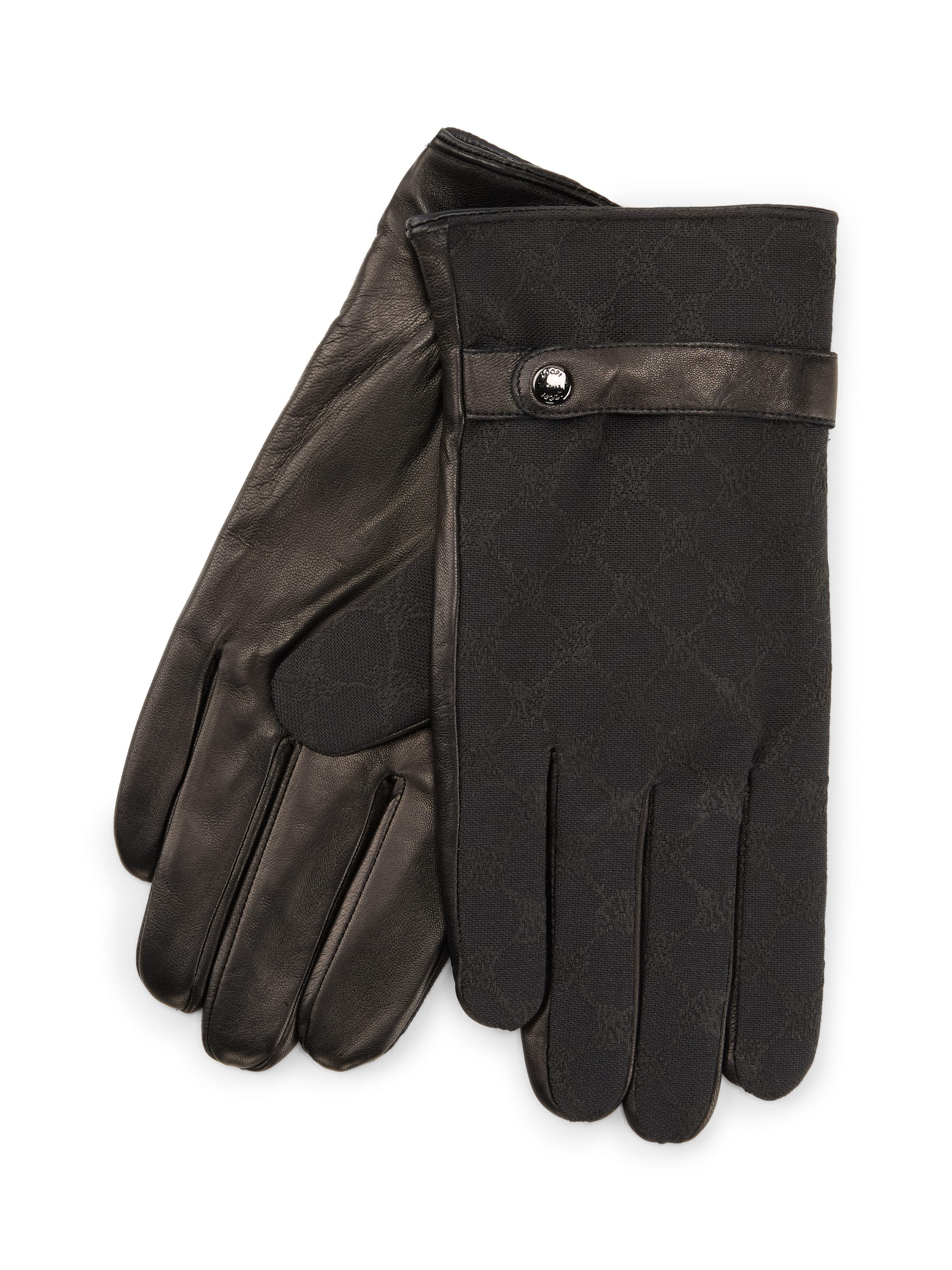 JOOP! Vingerhandschoenen in Zwart: voorkant