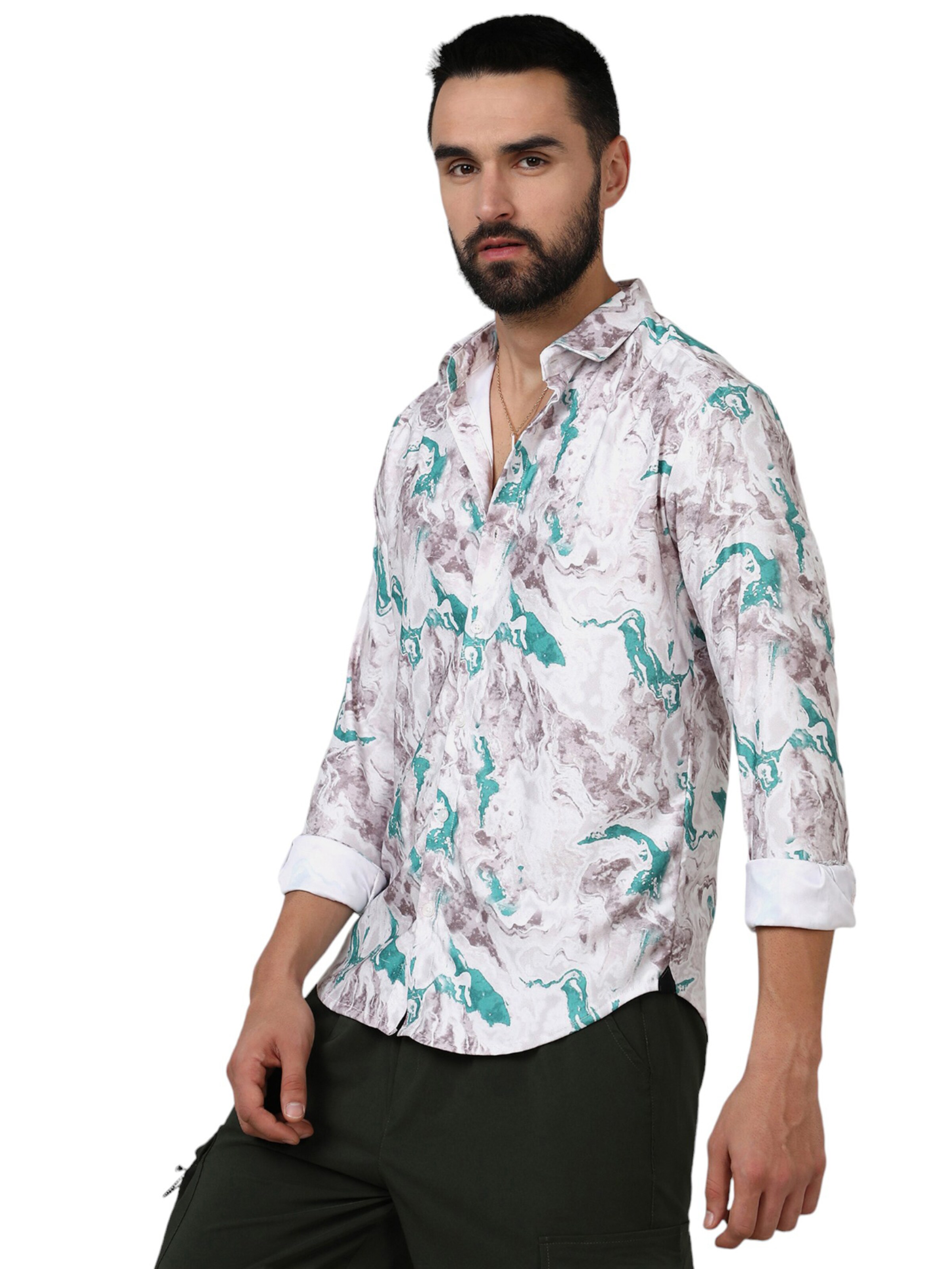 Campus Sutra Regular fit Srajca 'Noel' | mešane barve barva