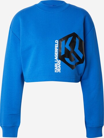 KARL LAGERFELD JEANS Sweatshirt i blå: framsida