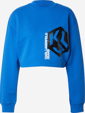 Sweat-shirt KARL LAGERFELD JEANS en bleu : devant