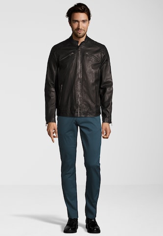 CAPITANO Lederjacke 'Bros' in Schwarz