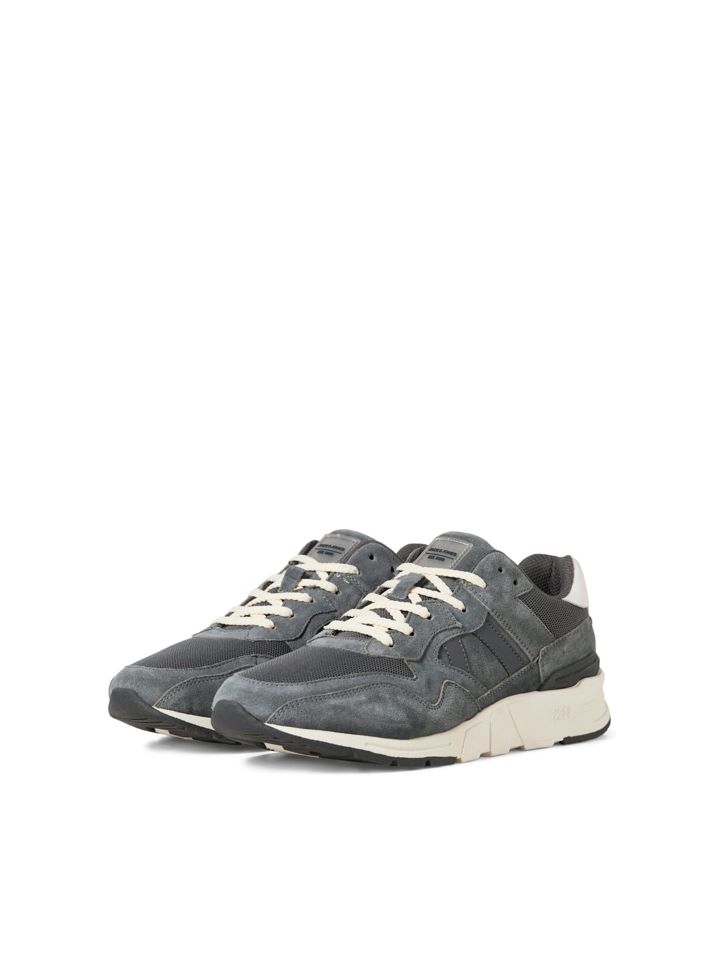 JACK & JONES Sportieve veterschoen 'Thor' in Grijs